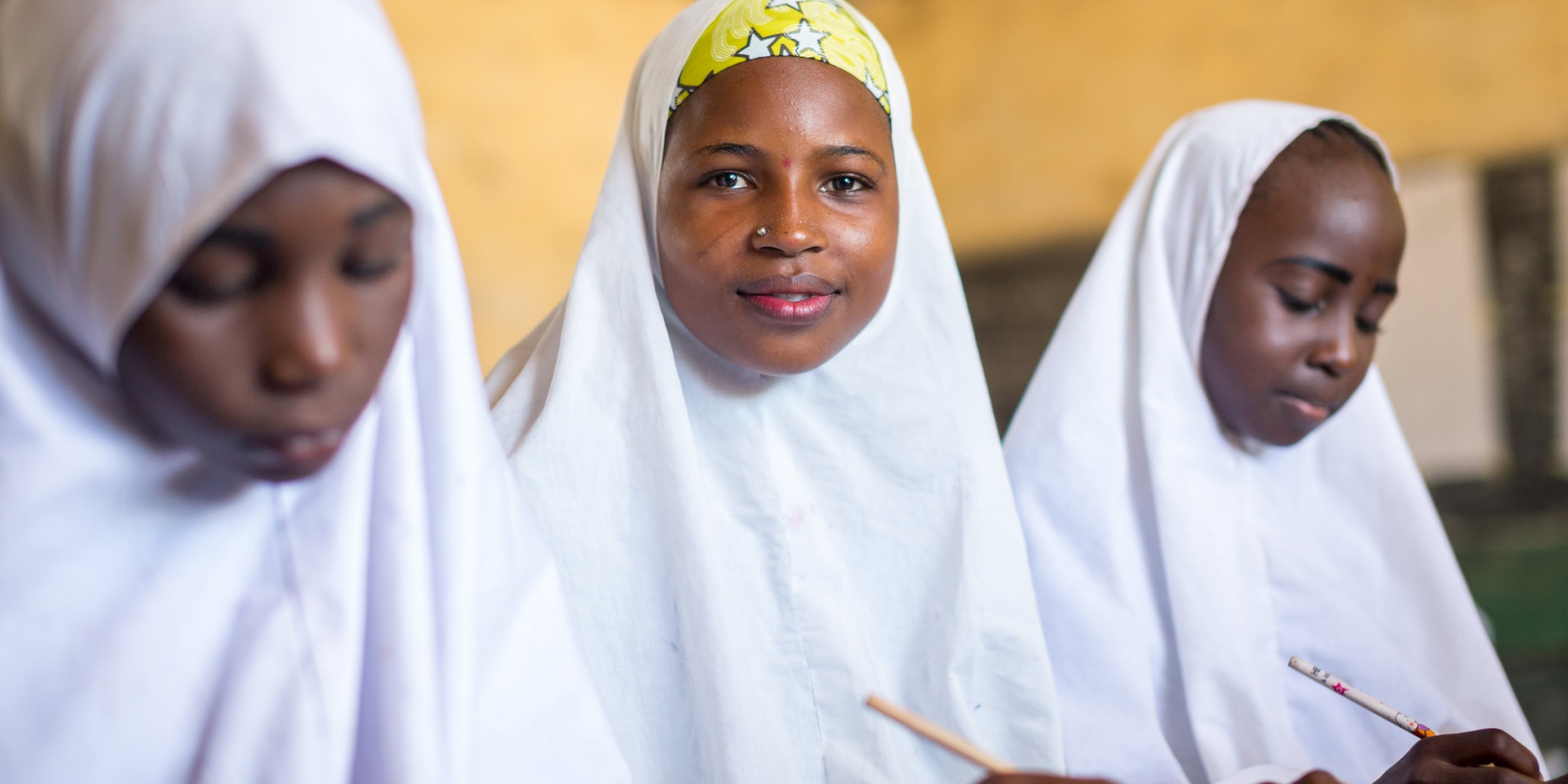 Bilky Wada, 15, is a 6th grade girl at Miga Central Primary School, Nigeria